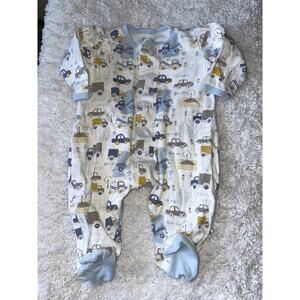 EMC Baby Sz. 6-9 Month One Pc. Car Themed Footed Romper. Cute, Great Quality